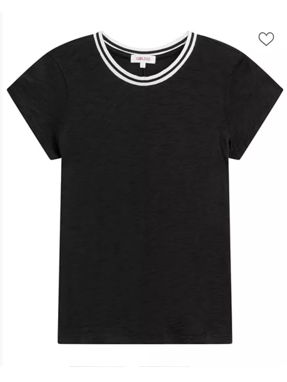 Goldie Lewinter Tipped Ringer Tee - Picture 4 of 5